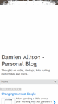 Mobile Screenshot of damienallison.com